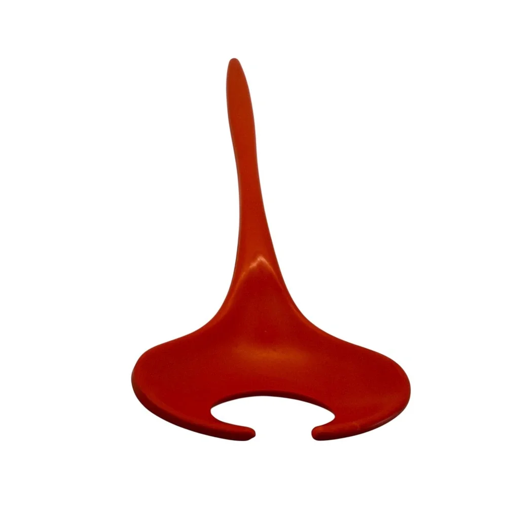 VTG Rosti Mepal‎ 2534 Salad Fork Server Denmark Red Excellent MCM Melamine 11.5
